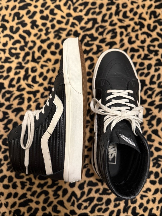 Vans Shoes - Vans black and white high top sneakers